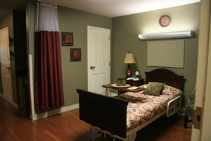 interior shot of room